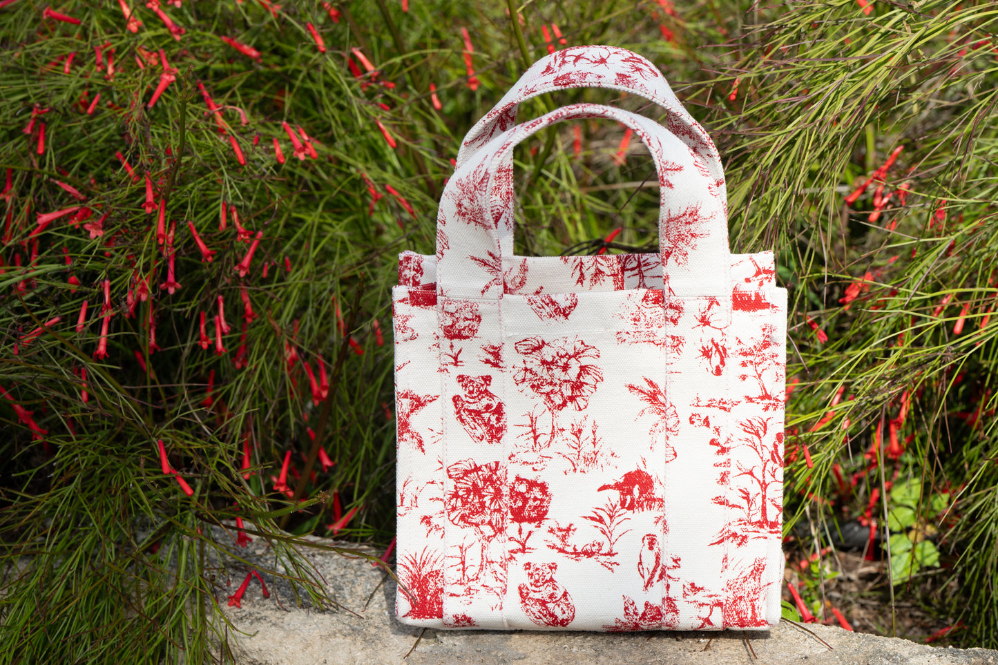 Mini Market Tote - Red