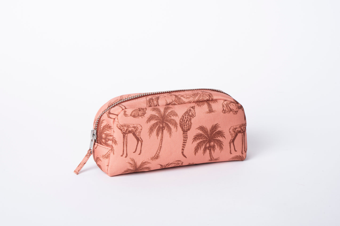 Poly Makeup Bag - Coral Toile