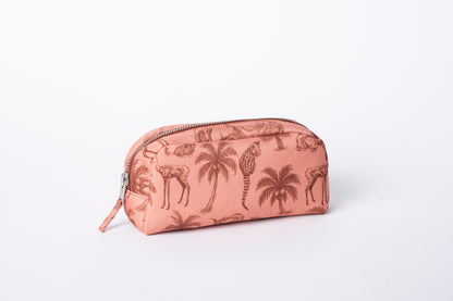Poly Makeup Bag - Coral Toile