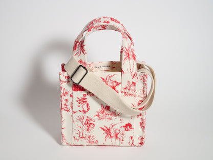 Mini Market Tote - Red